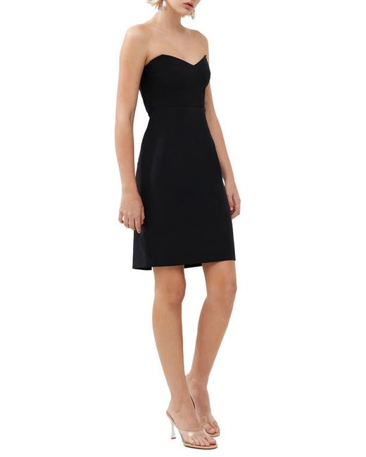 French Connection Echo Strapless Crepe Cocktail Dress in at