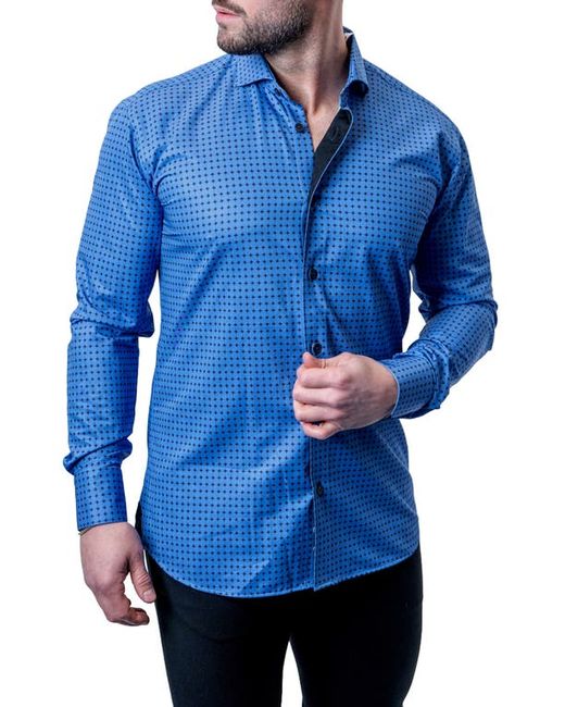 Maceoo Einstein Asterisk Contemporary Fit Button-Up Shirt at 2