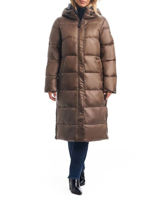 Sanctuary Longline Hooded Puffer Coat in at