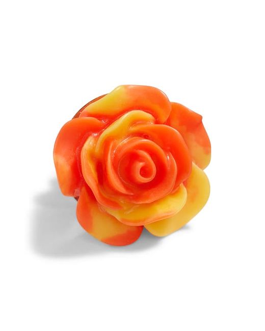 Clifton Wilson Floral Tie Dye Lapel Pin in at