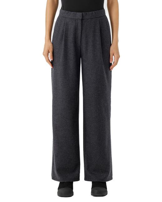 Eileen Fisher Pleated High Waist Wide Leg Pants in at