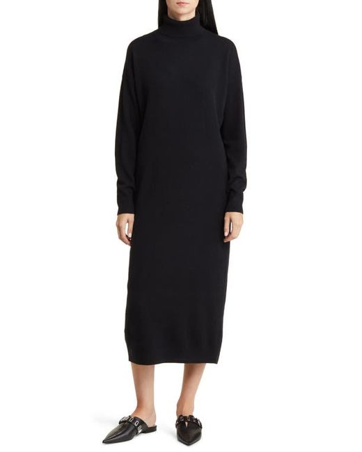 Nordstrom Long Sleeve Wool Cashmere Sweater Dress in at