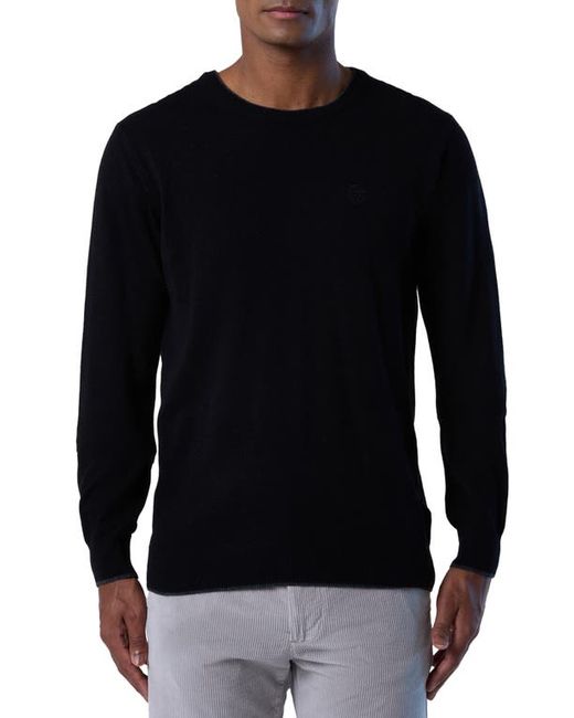 North Sails Logo Embroidered Crewneck Sweater in at