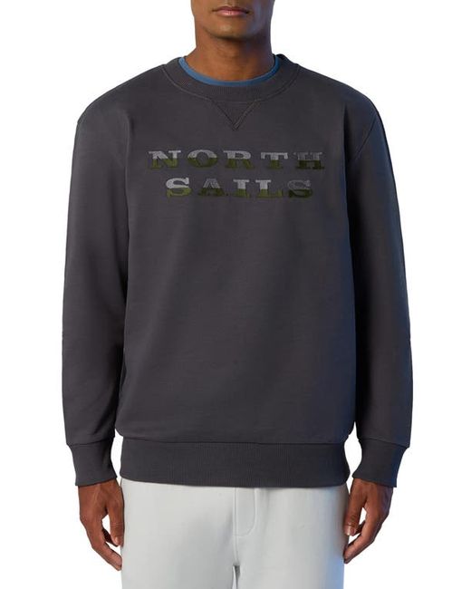 North Sails Colorblock Logo Embroidered Sweatshirt in at