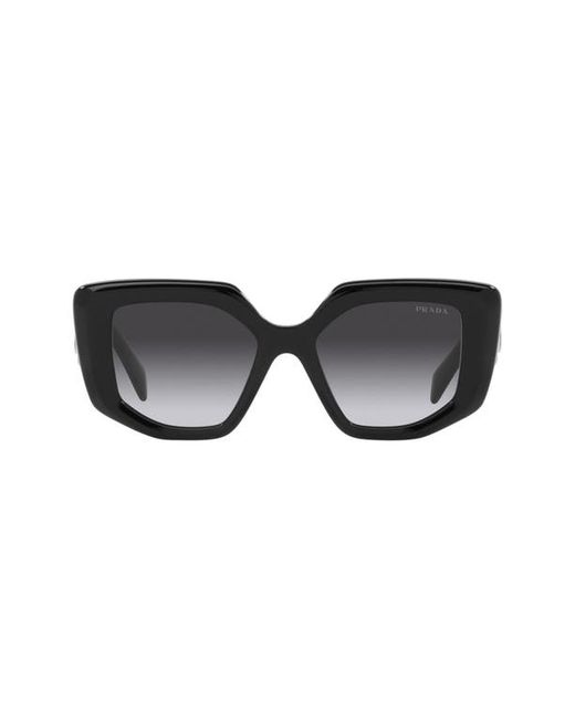 Prada 52mm Gradient Square Sunglasses in at