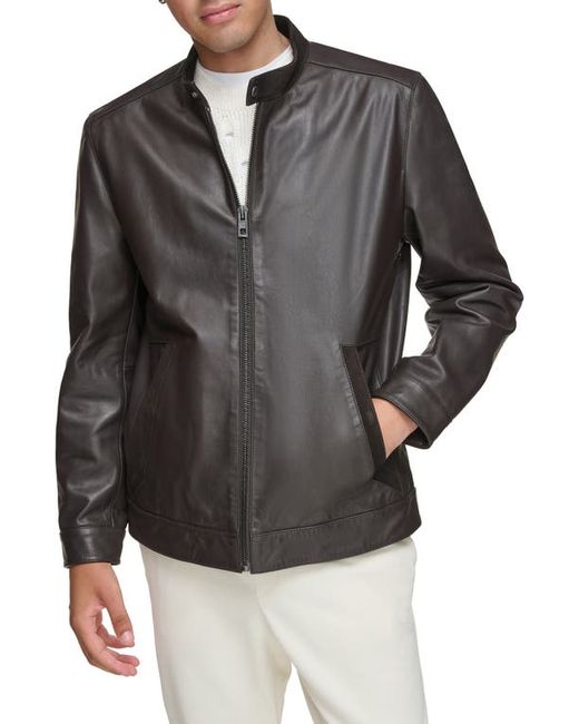 Andrew Marc Varkas Leather Jacket in at