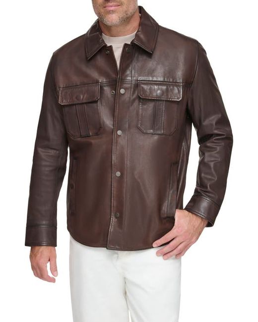 Andrew Marc Mogador Lambskin Leather Jacket in at