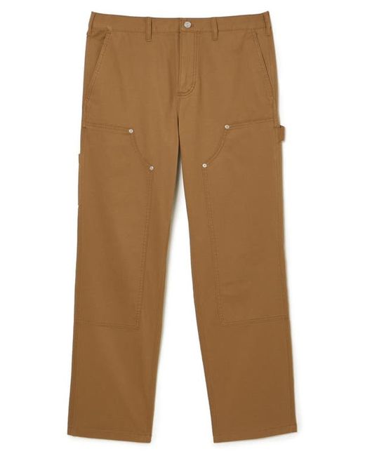 Lacoste Straight Fit Stretch Carpenter Pants in at
