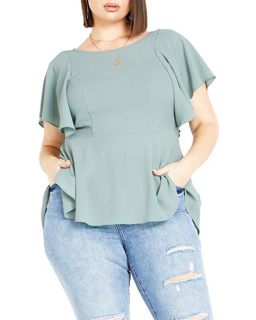 City Chic Romantic Mood Top in at