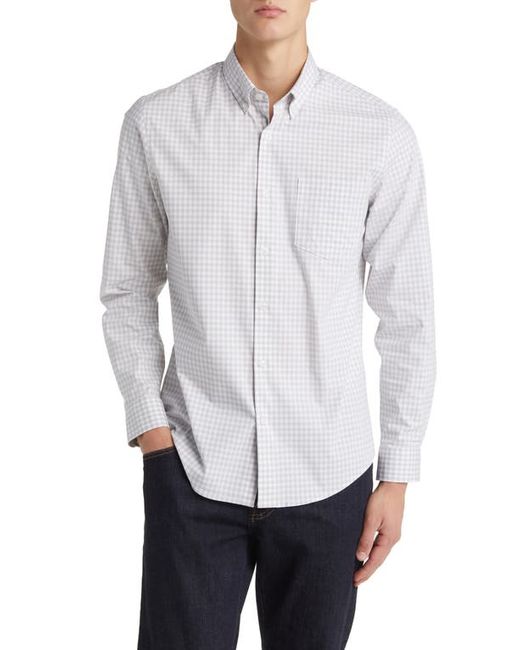 Nordstrom Tech Smart Trim Fit Button-Down Shirt in at