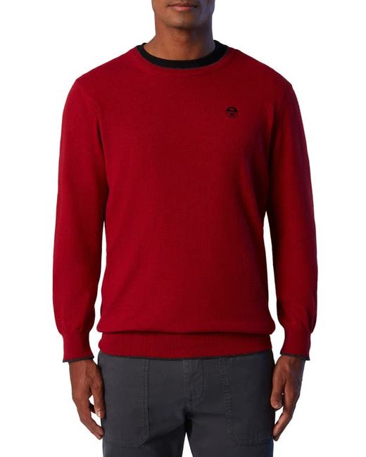 North Sails Logo Embroidered Crewneck Sweater in at