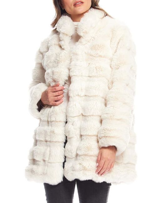 Donna Salyers Fabulous Furs Rainier Reversible Faux Fur Coat in at