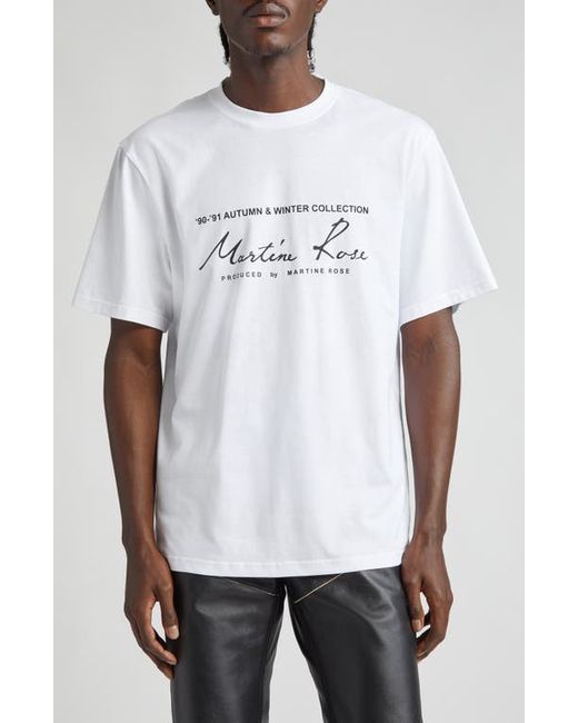 Martine Rose Classic Logo Graphic T-Shirt in at