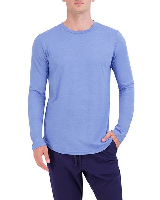 Goodlife Tri-Blend Long Sleeve Scallop Crew T-Shirt in at