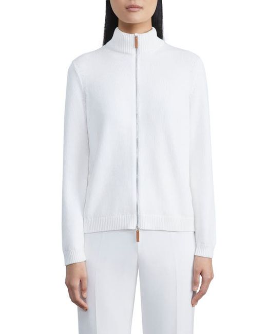 Lafayette 148 New York Cotton Silk Knit Bomber Jacket in at Small