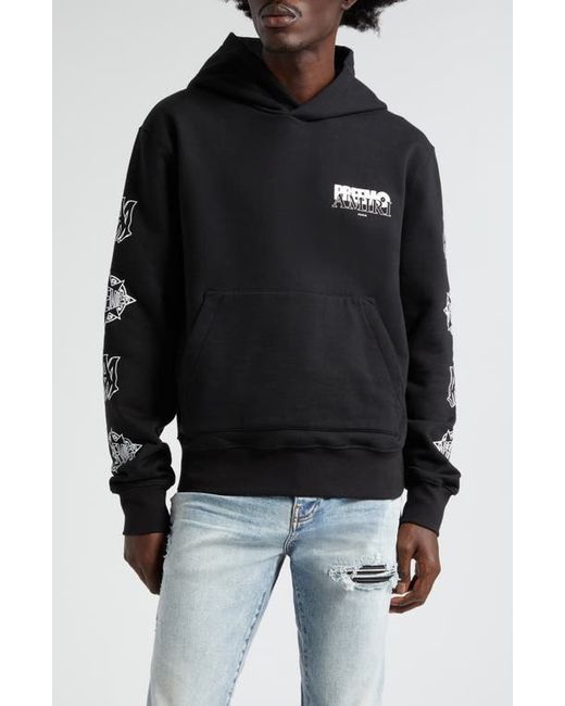 Amiri x Premier Records Cotton Graphic Hoodie in at X-Small
