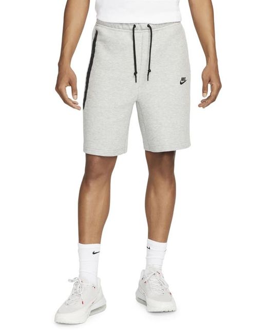 Nike Tech Fleece Sweat Shorts in Dark Grey Heather/Black at