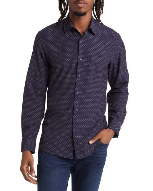 Nordstrom Trim Fit Geo Print Button-Up Shirt in at