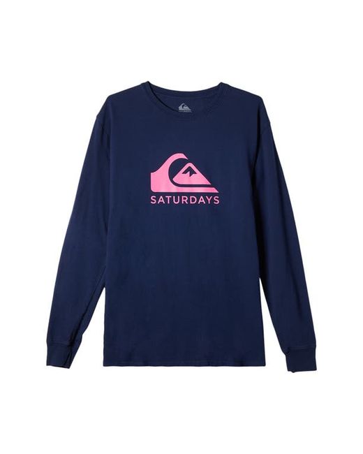 Quiksilver x Saturdays NYC Snyc Long Sleeve Graphic T-Shirt in at