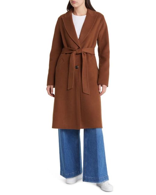 Michael Michael Kors Belted Wool Blend Coat in at