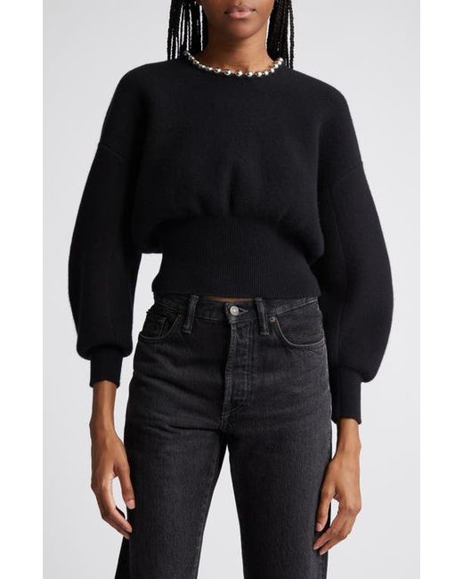 Alexander Wang Ball Chain Detail Wool Blend Sweater in at X-Small