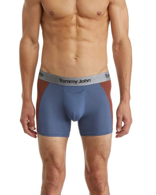 Tommy John Second Skin 4-Inch Boxer Briefs in Vintage Indigo Cappuccino at
