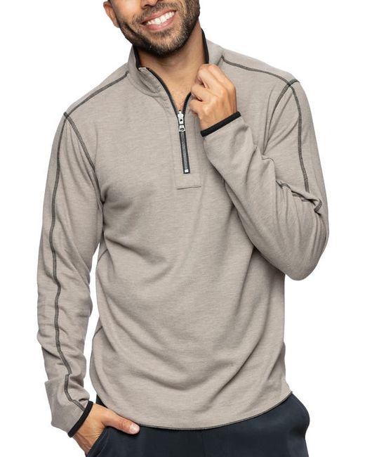 Fundamental Coast Andy Reversible Quarter Zip Pullover in at