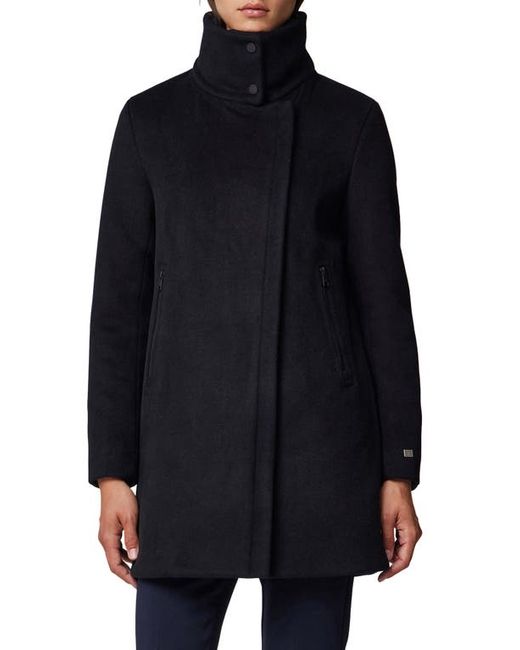Soia & Kyo Wool Blend Coat with Removable Quilted Puffer Bib in at