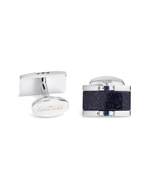 Clifton Wilson Rectangle Cuff Links in at