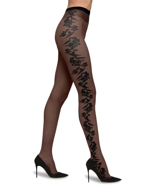 Wolford Floral Tights in at
