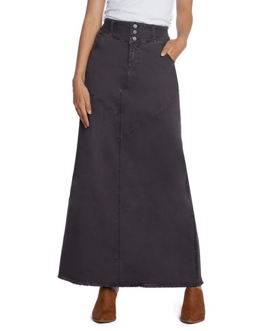 Wash Lab Denim Pieced Denim Maxi Skirt in at