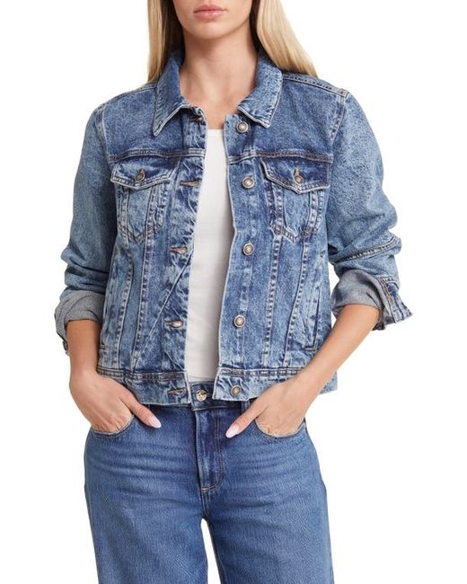 Free People We the Free Rumors Denim Jacket in at X-Small