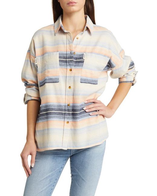 Rip Curl Trippin Flannel Button-Up Shirt in at X-Small