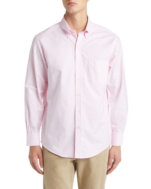 Brooks Brothers Regular Fit Solid Cotton Oxford Dress Shirt in Light at 15 33