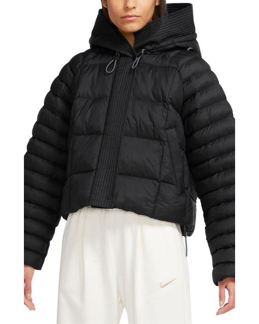 Nike Sportswear Essential PrimaLoft Water Repellent Puffer Coat in Black at