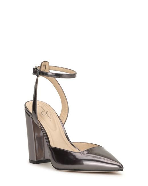 Jessica Simpson Nazela Pointed Toe Ankle Strap Pump in at