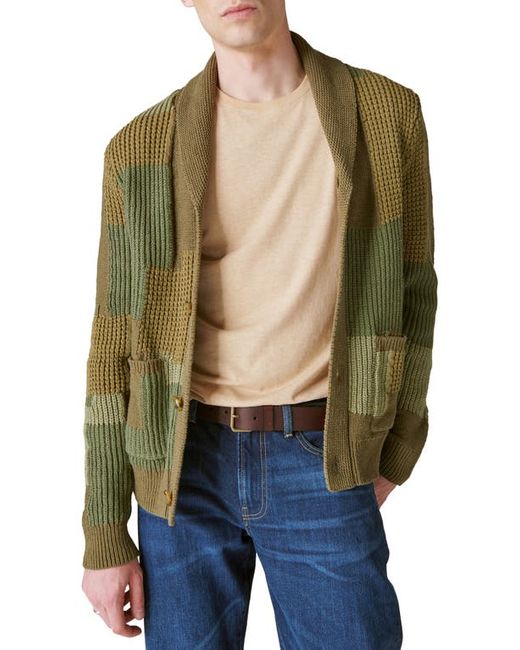 Lucky Brand Patchwork Cardigan in at Small