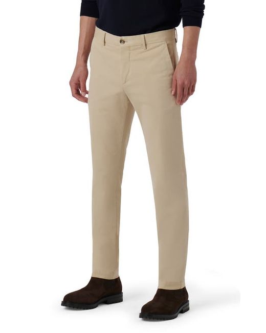 Bugatchi Stretch Cotton Blend Twill Chinos in at