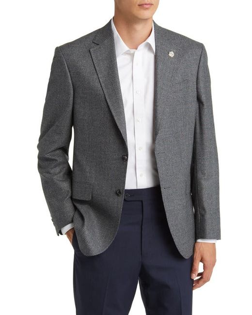 Ted Baker London Jay Slim Fit Microcheck Stretch Wool Sport Coat in at 36 Short