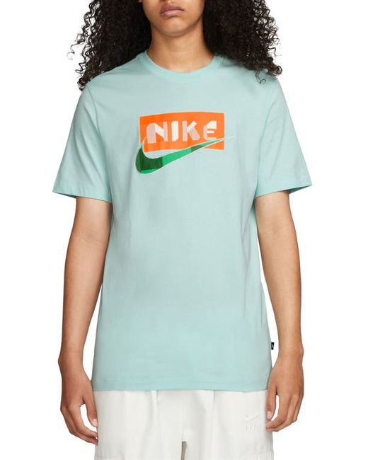 Nike Swoosh Appliqué Graphic T-Shirt in at Small