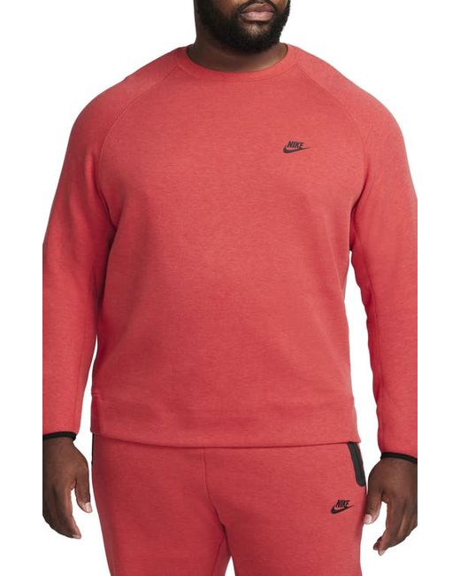 Nike Tech Fleece Crewneck Sweatshirt in University Black at