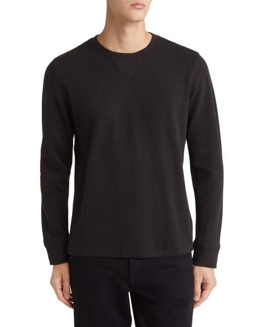 Billy Reid Thermal Crewneck Organic Cotton Pullover in at