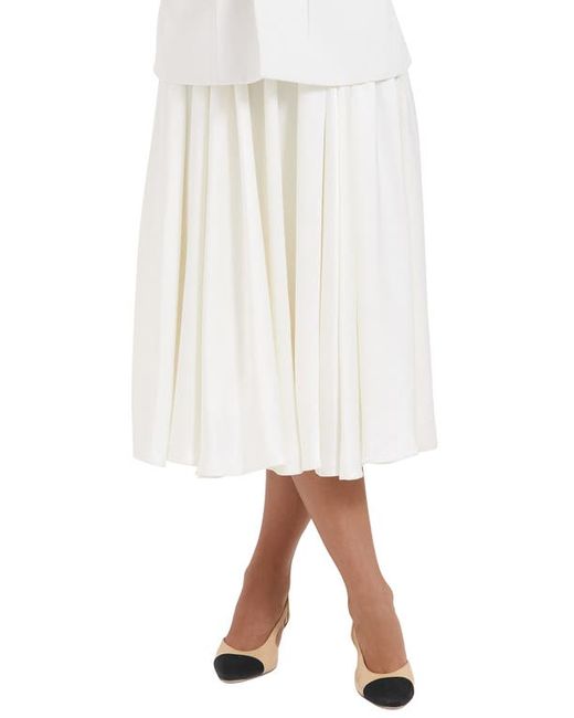 House Of Cb Satin Midi Skirt in at X-Small
