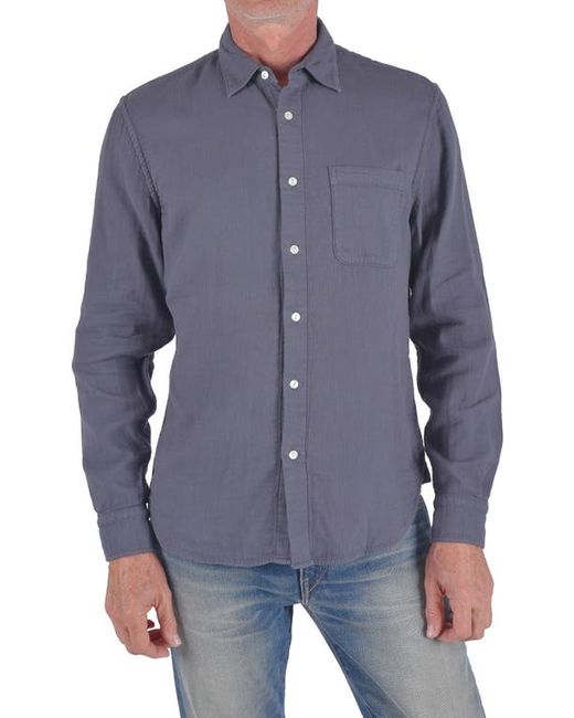 Hiroshi Kato The Ripper Waffle Weave Cotton Button-Up Shirt in at Small