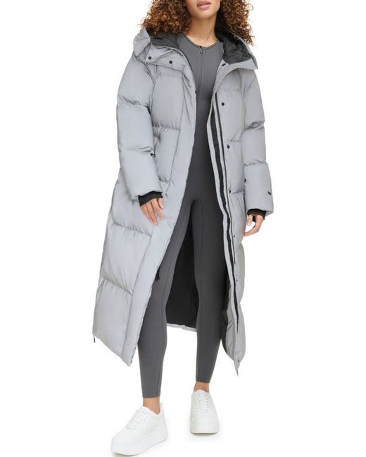 Levi's Side Zip Hooded Maxi Puffer Jacket in at X-Small