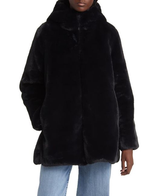 Save The Duck Bridget Reversible Faux Fur Hooded Jacket in at 0