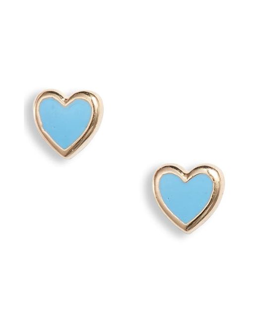 Anzie Heart Stud Earrings at