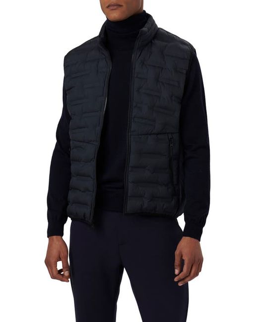 Bugatchi Quilted Water Resistant Vest in at