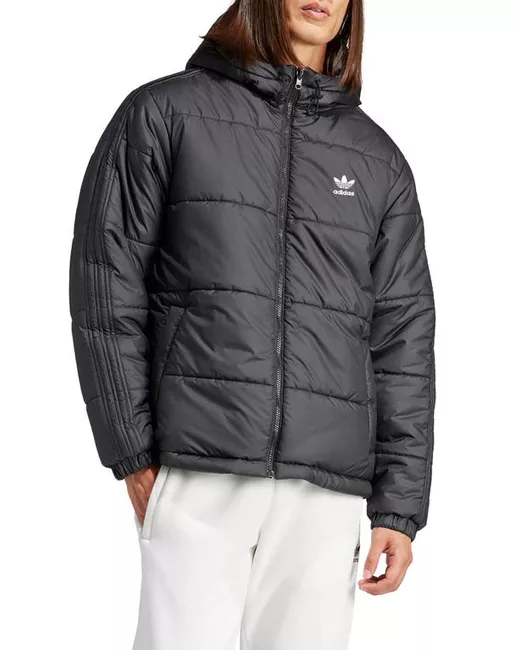 Adidas Originals Adicolor Reversible Quilted Jacket in Black/Grey at Small