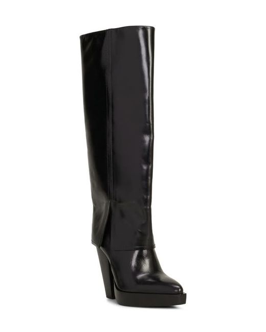 Vince Camuto Nanfala Foldover Shaft Pointed Toe Boot in at 5 Wide Calf